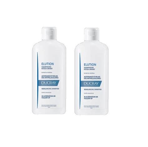 Ducray Elution Shampoo Dermoprotetor 2x400ml Kuantokusta