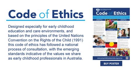 Code Of Ethics Brochure Code Of Ethics Early Childhood Australia