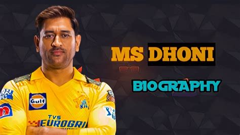 Unraveling The Untold Story Of Ms Dhoni Inside The Legends Journey To