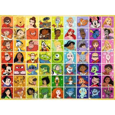 Puzzle Pi Ces Xxl La Palette De Couleurs Disney Ravensburger