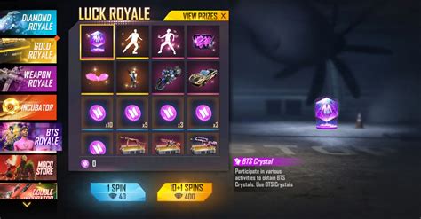 Best BTS Crystal Bundle To Get In Free Fire MAX June 2022