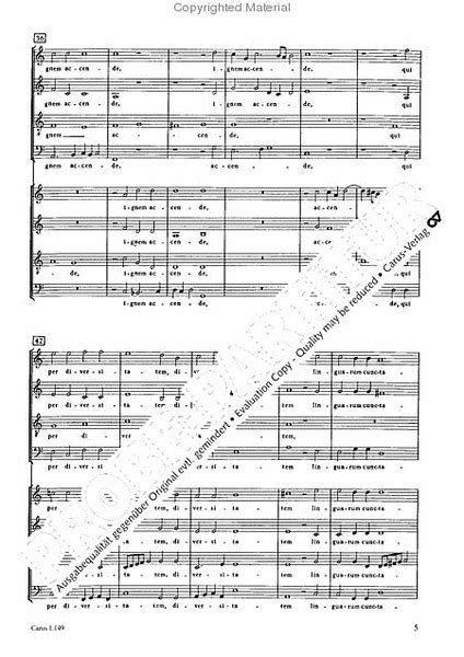 Veni Sancte Spiritus Come Now Holy Spirit By Samuel Scheidt 4 Part Sheet Music Sheet