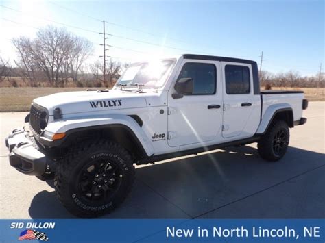 New 2024 Jeep Gladiator Willys Crew Cab In 10J0959 Sid Dillon