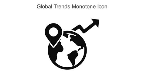 Global Trends Monotone Icon In Powerpoint Pptx Png And Editable Eps