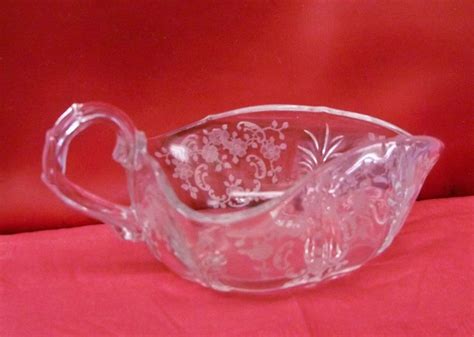 Vintage Fostoria Meadow Rose Tri Corner Etched Glass Nappy Etsy De