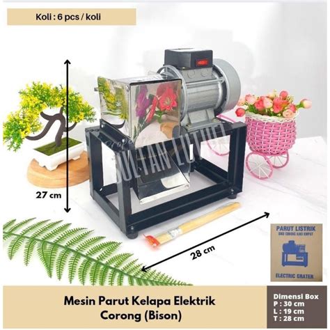 Jual Kg Mesin Parut Kelapa Listrik Mini Serbaguna Parutan Kelapa