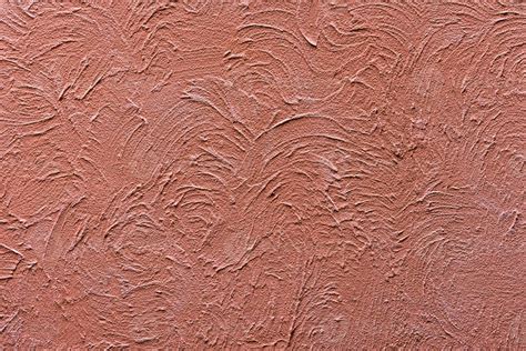 Rugged Deep Orange Plaster Wall Texture Background Stock Photo