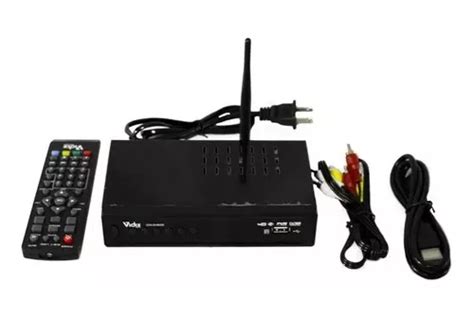 Decodificador Tdt Con Wifi Antena Control Cables Mercadolibre