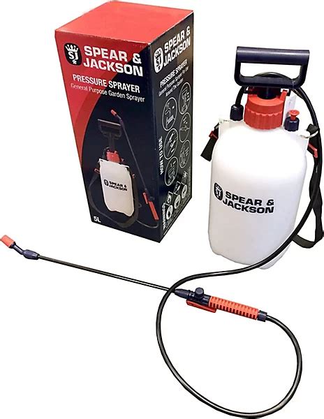 Spear And Jackson 5lpaps Pump Action Pressure Sprayer 5 Litre