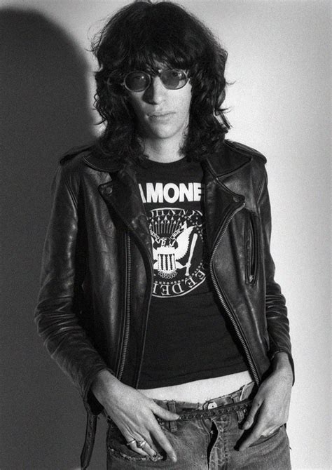 Vintage Photo Of Joey Ramone By Gary Green In 1976