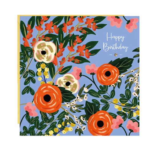 Happy Birthday Flower Card Lottie Simpson