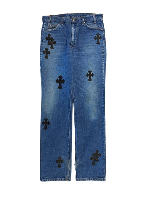 Levis Cross Patchwork Denim Grailed