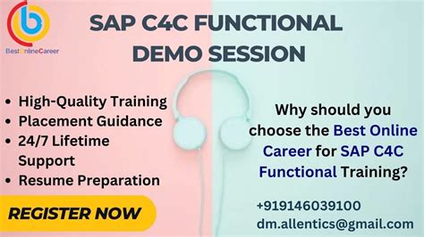 Step By Step Guide To Sap C4c Functional Online Training Course With