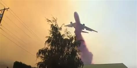 Video: What it’s like when a DC-10 air tanker dumps fire retardant ...