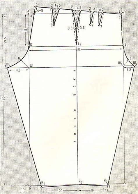 The Front And Back View Of A Dress Pattern With Measurements For Each