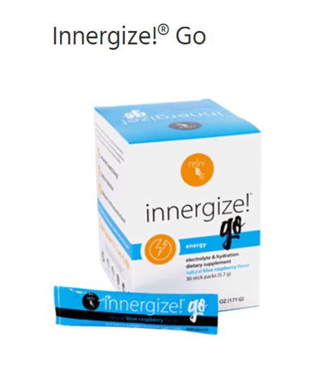 Innergize Go BLUE RASPBERRY Healthy First Now Podcast