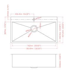 AKDY All In One Drop In 32 Stainless Steel 1 Hole Single Bowl Kitchen