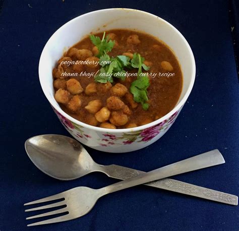 Chana Bhaji / Easy Chickpea Curry Recipe | Recipe | Curry recipes, Easy chickpea curry, Chickpea ...