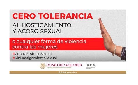 Pronunciamiento Cero Tolerancia Al Hostigamiento Y Acoso Sexual