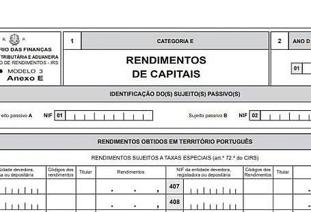 Como Preencher Anexo G Irs Mais Valias De A Es Parte I Taofinance