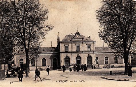 Alen On N B La Gare Nd Phot R F Al Carte Postale