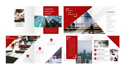 Professional Company Brochure Template Collection By CreativeDesign ...