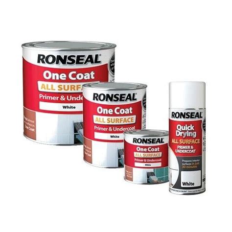 Ronseal One Coat All Surface White Primer Undercoat Sizes Ml