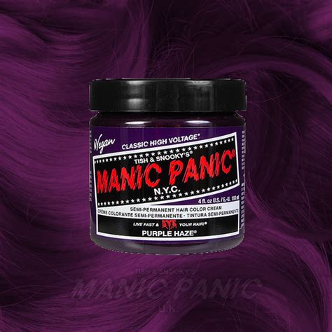 Purple Haze High Voltage Classic Hair Dye Manic Panic Uk