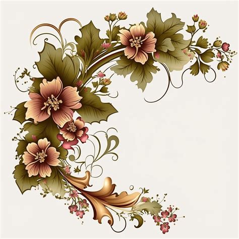 Free Floral Borders Frames Clipart