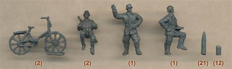 Plastic Soldier Review Caesar Wwii German Artillery Howitzer Crews