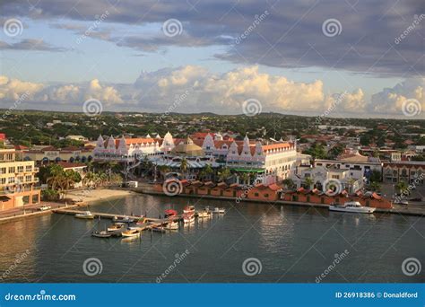 Oranjestad, Aruba, Skyline editorial photo. Image of buildings - 26918386