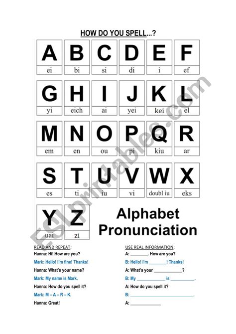 The Alphabet Esl Worksheet By M Rgarita