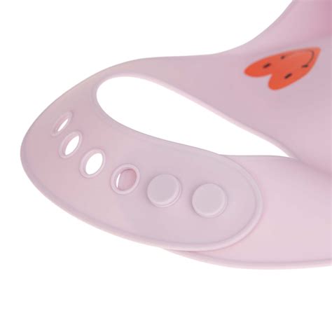 L Ssig Silicone Bib Happy Rascals Heart Lavender