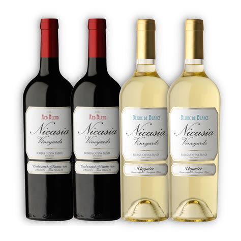 MIX VINO NICASIA 2U CABERNET FRANC 2U BLANC DE BLANCS Borrachines