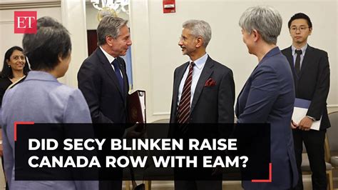 Did Secretary Blinken Raise Canadian Allegations With EAM Jaishankar