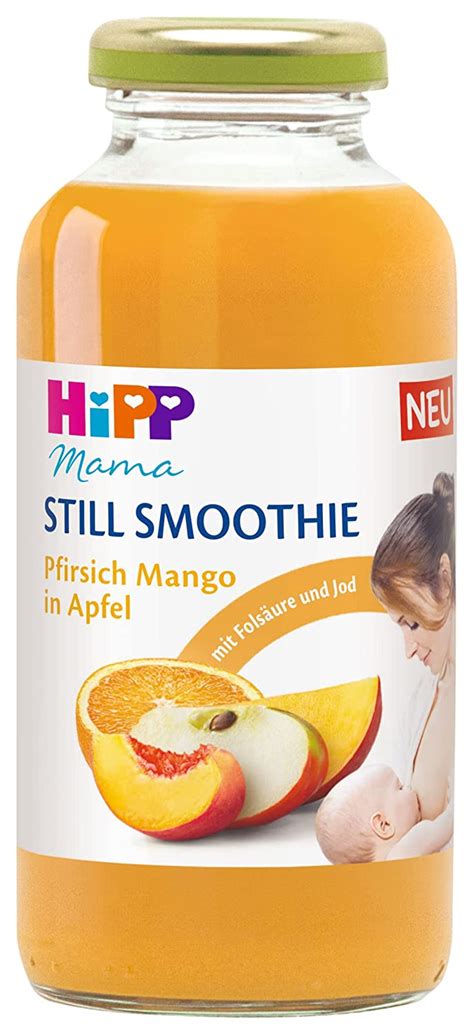 HiPP Mama Still Smoothie Pfirsich Mango in Apfel mit Folsäure 200ml