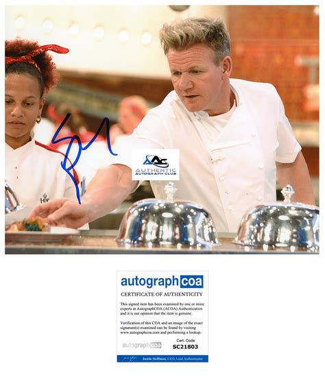 Gordon Ramsay Autograph Signed 8x10 Photo Masterchef - Etsy