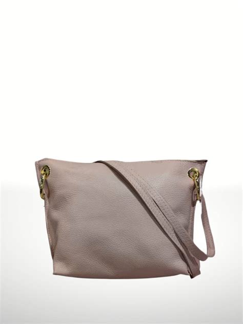 Bolso De Piel Nicolet Nude Italians Leather