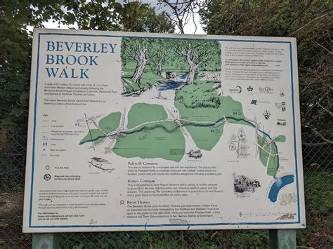 Beverley Brook Walk Info Board River Thames Kite Flickr