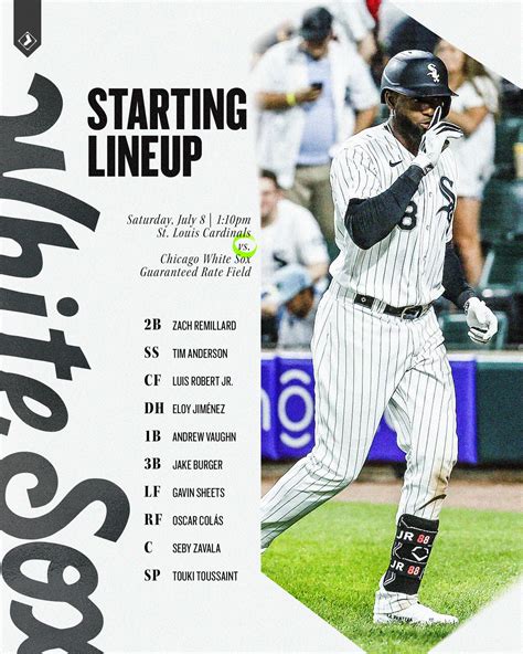 Chicago White Sox on Twitter: "Today's #WhiteSox starters vs. St. Louis ...