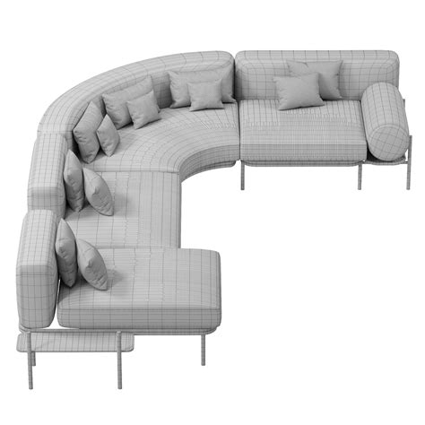 Selva Sofa By Natuzzi D Model Turbosquid