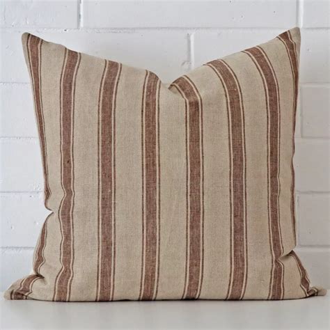 Luka Striped Designer Cushion Cover