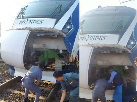 Vande Bharat Train फिर से हादसे का शिकार हुई वंदे भारत एक्सप्रेस