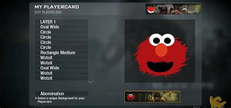 How To Create A Custom Elmo Playercard Emblem In Call Of Duty Black