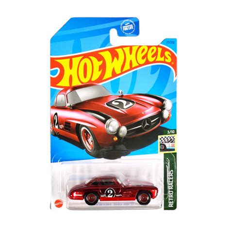 Hot Wheels Retro Racers Mercedes Benz Sl Super Treasure Hunt Red