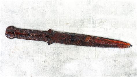 Restoration Old Rusty Small Dagger Youtube