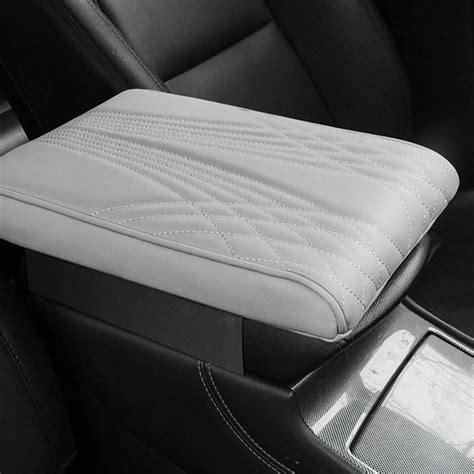 Coussin De Console Centrale Universel Noir Pour Accoudoir De Voiture