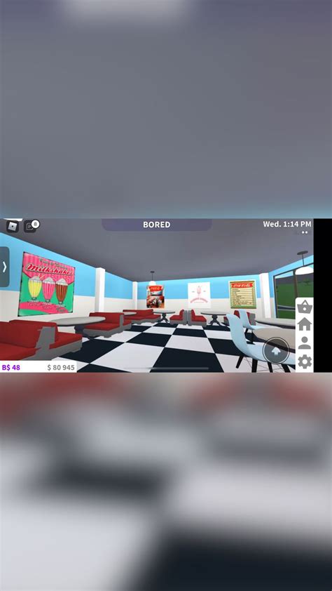 Bloxburg Retro Diner Idea Retro Diner Desktop Screenshot Retro