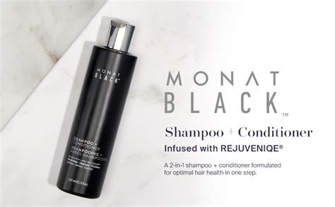 Monat Black Shampoo Conditioner Mens Shampoo And Conditioner 2 In 1 Black Hair