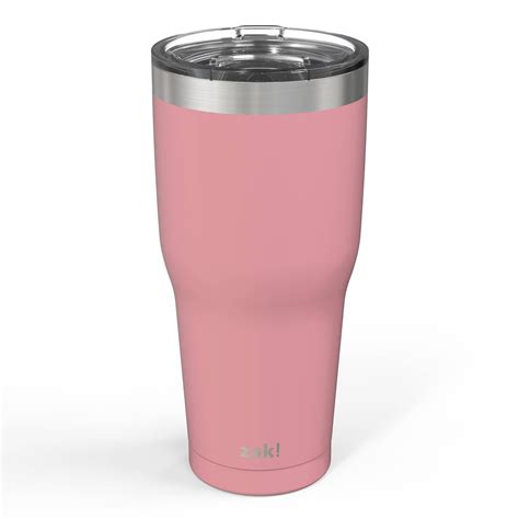 Zak Designs Double Wall Stainless Steel Cascadia Tumbler Pink 30 Oz